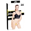 Black Level - Seksowny Vinylowy Top Z Zamkiem XL