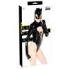 Black Level - Czarne Body Sznurowane Z Maską Z Uszami Czarne XL