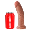 King Cock - Realistyczne Dildo Z Żyłkami I Przyssawką 20 CM Jasny Kolor Skóry