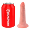 King Cock - Realistyczne Elastyczne Dildo Z Przyssawką 13 CM Jasny Kolor Skóry