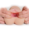 PET - Poręczny Masturbator Z Realistycznym Otworem Pochwy