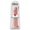 King Cock - Realistyczne Naturalne Dildo Z Przyssawką 31 CM Jasny Kolor Skóry