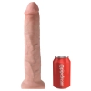 King Cock - Realistyczne Naturalne Dildo Z Przyssawką 33 CM Jasny Kolor Skóry
