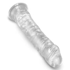 King Cock Clear - Realistyczne Dildo Z Przyssawką Przezroczyste 20 CM