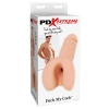 PET - Realistyczny Masturbator Penis Z Otworem 21 CM