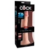 King Cock Plus - Realistyczne Naturalne Dildo Z Przyssawką 23 CM Jasny Kolor Skóry