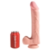 King Cock Plus - Realistyczne Dildo Z Jądrami I Przyssawką 30 CM Jasny Kolor Skóry