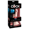 King Cock Plus - Realistyczne Naturalne Dildo Z Przyssawką 13 CM Jasny Kolor Skóry