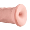 King Cock Plus - Realistyczne Naturalne Dildo Z Przyssawką 28 CM Jasny Kolor Skóry