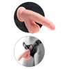 King Cock Plus - Realistyczne Dildo Z Kulkami W Jądrach I Przyssawką 15,2 CM Jasny Kolor Skóry