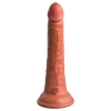 King Cock Elite - Realistyczne Silikonowe Dildo Z Przyssawką 18 CM Ciemny Kolor Skóry