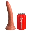 King Cock Elite - Realistyczne Silikonowe Dildo Z Przyssawką 18 CM Ciemny Kolor Skóry