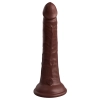 King Cock Elite - Realistyczne Silikonowe Dildo Z Przyssawką 18 CM Brązowy Kolor Skóry