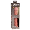 King Cock Elite - Realistyczne Silikonowe Dildo Z Przyssawką 28 CM Jasny Kolor Skóry