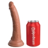 King Cock Elite - Uprząż Strap-On Z Realistycznym Dildo 18 CM Ciemny Kolor Skóry