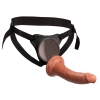King Cock Elite - Uprząż Strap-On Z Realistycznym Dildo 18 CM Ciemny Kolor Skóry