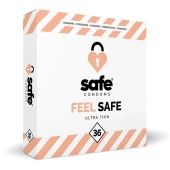 Prezerwatywy cienkie - Safe Feel Safe 36 szt