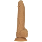 Pulsator - Naked Addiction Thrusting Dong with Remote 23 cm Caramel