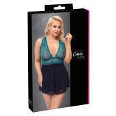 Cottelli CURVES - Babydoll Z Koronkową Górą I Siateczkową Spódnicą 3XL