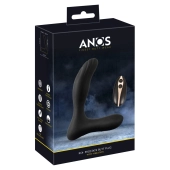 ANOS - Silikonowy Wibrator Prostaty 7 Trybów Wibracji Z Pilotem Czarny