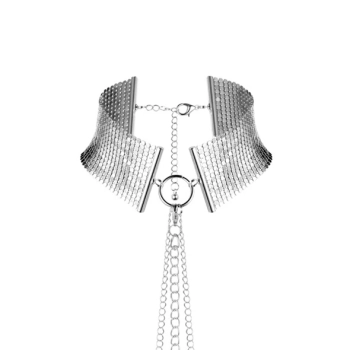 Obroża - Bijoux Indiscrets Desir Metallique Collar Silver