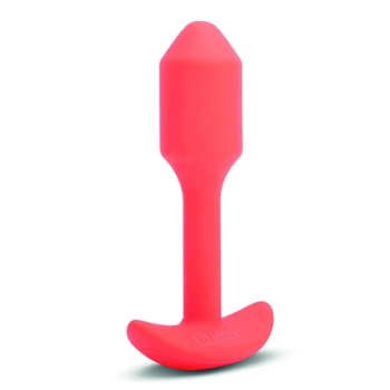 Plug analny wibrujący - B-Vibe Vibrating Snug Plug 1 Orange