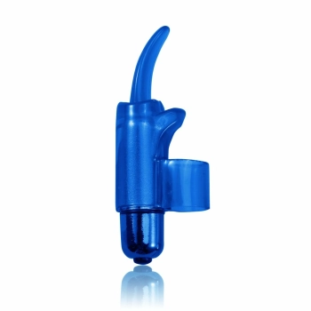 Wibrator na palec - PowerBullet Tingling Tongue Blue