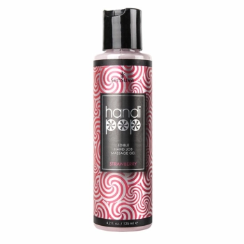 Żel do masażu - Sensuva Handipop Massage Gel Strawberry 125 ml