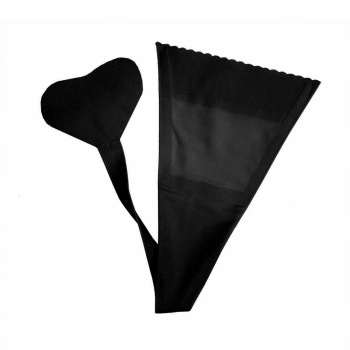 Stringi samonośne - Bye Bra Adhesive Thong Black One Size