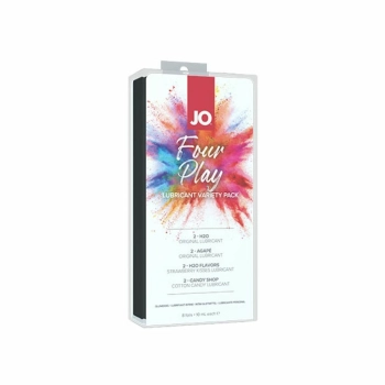 Zestaw lubrykantów - System JO Four Play Variety Pack 8 x 10 ml