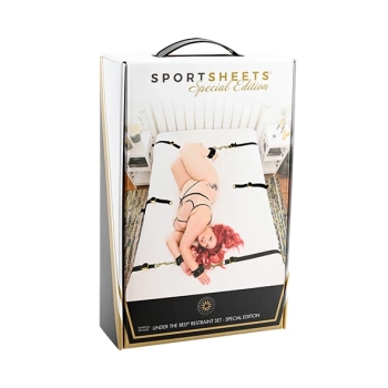 Zestaw do krępowania do łóżka - Sportsheets Under the Bed Restraint Set Special Edition