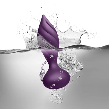 Plug analny wibrujący - Rocks-Off Petite Sensations Desire Purple