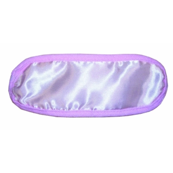 Opaska na oczy jasnoróżowa - S&M Satin Blindfold Light Pink
