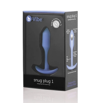 Plug analny - B-Vibe Snug Plug 1 Violet