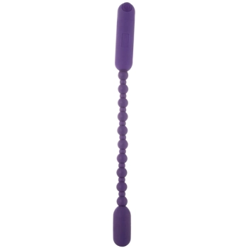 Koraliki analne wibrujące - PowerBullet Booty Beads Purple