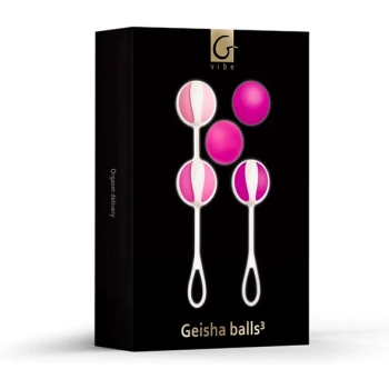 Kulki gejszy - Gvibe Geisha Balls 3 Sugar Pink