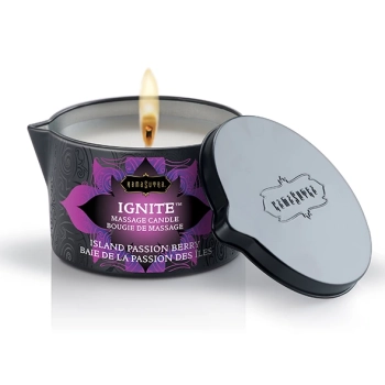 Świeca do masażu - Kama Sutra Ignite Island Passion Berry 170g