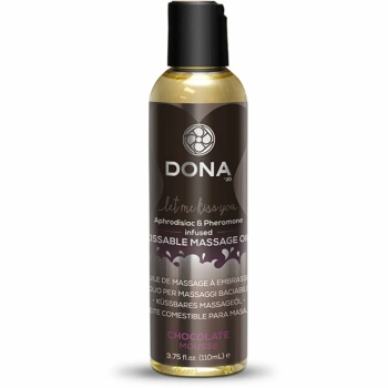 Jadalny olejek do masażu - Dona Kissable Massage Oil Chocolate Mousse 110 ml