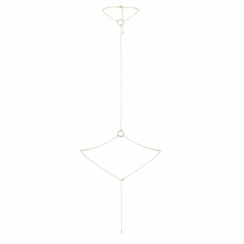Łańcuszki na ciało litera I - Bijoux Indiscrets Magnifique I Body Chain Gold