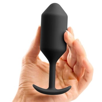 Plug analny - B-Vibe Snug Plug 3 Black