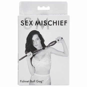 Knebel - S&M Fishnet Ball Gag