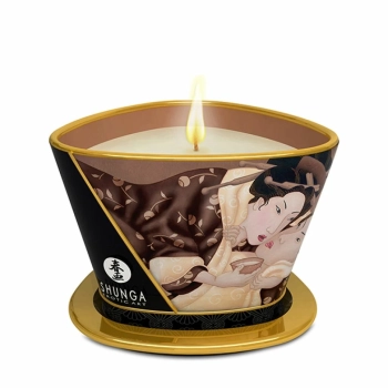 Świeca do masażu - Shunga Excitation Chocolate 170 ml