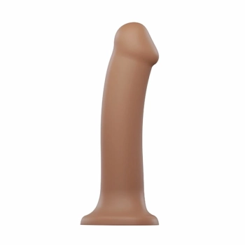 Dildo - Strap-On-Me Dual Density Bendable Dildo Caramel M