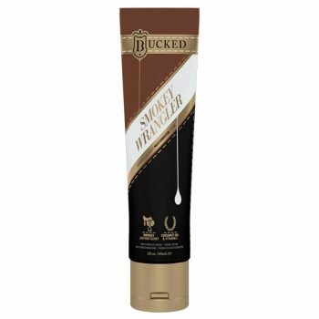 Krem do masturbacji - Bucked Wrangler Masturbation Cream Leather Scented 60 ml
