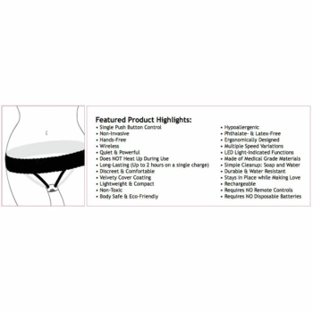 FixSation - Majteczki z wibratorem, rozm. L (EU 42/44) - Couples Pleasure Gift