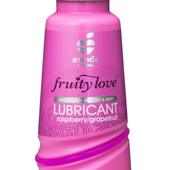 Owocowy środek nawilżający - Swede Fruity Love Lubricant Rasp/Grapefr 100 ml Malina Grejfrut