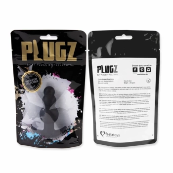 Plug analny - FeelzToys Plugz Butt Plug Black Nr. 1