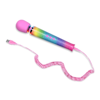 Masażer - Le Wand Petite All That Glimmers Massager Rainbow Ombre