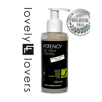 Lovely Lovers - potencja i silniejsza erekcja - Potency Gel 150 ml