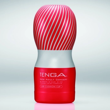 Tenga - Air Cushion Cup Medium Średni Żebrowany Masturbator Ssący